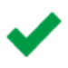 Green checkmark