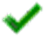Small green checkmark