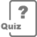 Grey 'Quiz' document icon with question mark