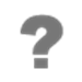 Grey question mark