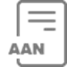 Grey 'AAN' document icon