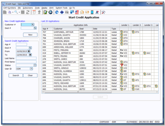Reynolds & Reynolds IGNITE Integration Screen Shot