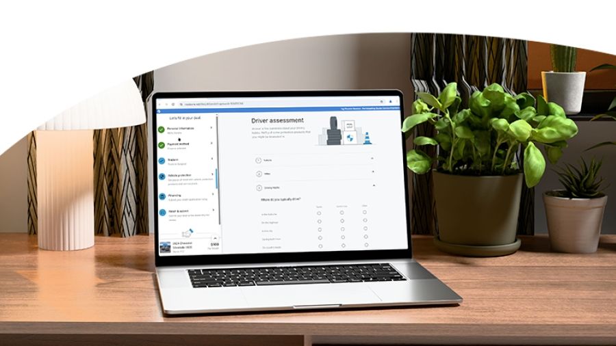 desktop with fusion UI on it