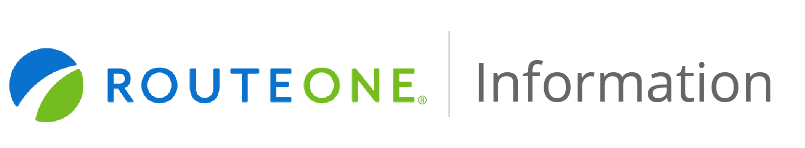 RouteOne News/Info logo